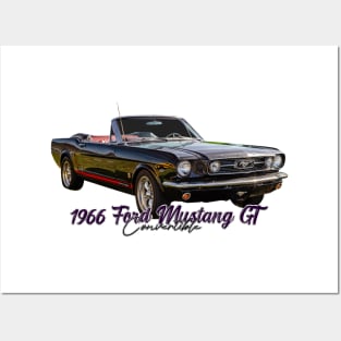 1966 Ford Mustang GT Convertible Posters and Art